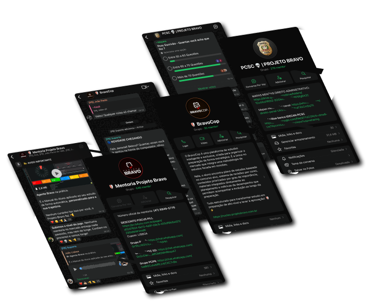 BravoSquad - Grupos do WhatsApp - Isometric reverse