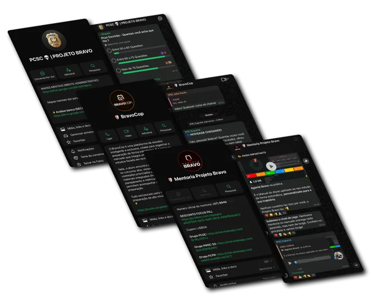 BravoSquad - Grupos do WhatsApp - Isometric